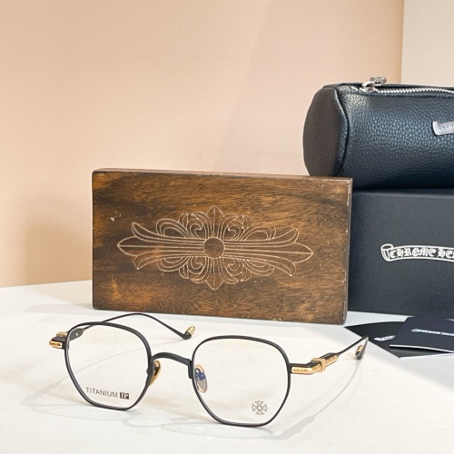 Chrome Hearts Vagiliorian P240 Designer Eyeglasses - Matte Black, Size 49 1 Chrome Hearts Vagiliorian P240 Designer Eyeglasses - Matte Black, Size 49