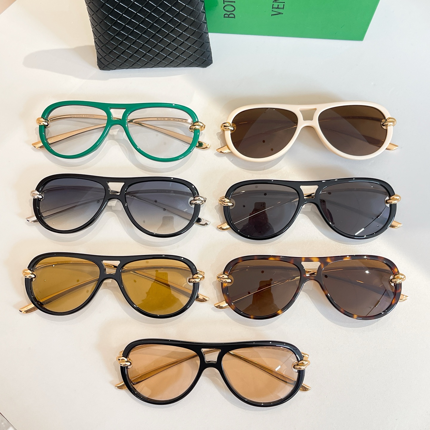 BOTTEGA VENET*🌟🌟🌟MODEL：BV1418S🌟🌟🌟SIZE：58口15-145🌟🌟🌟