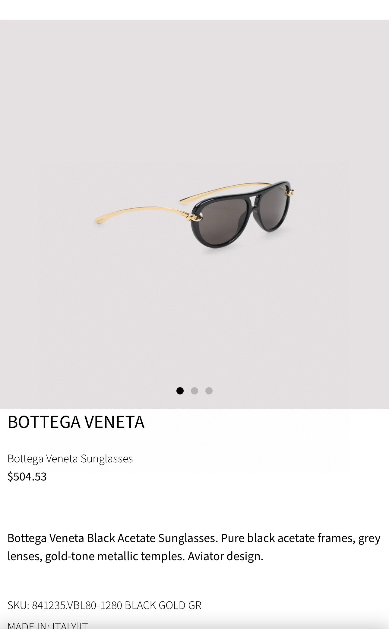 BOTTEGA VENET*🌟🌟🌟MODEL：BV1418S🌟🌟🌟SIZE：58口15-145🌟🌟🌟