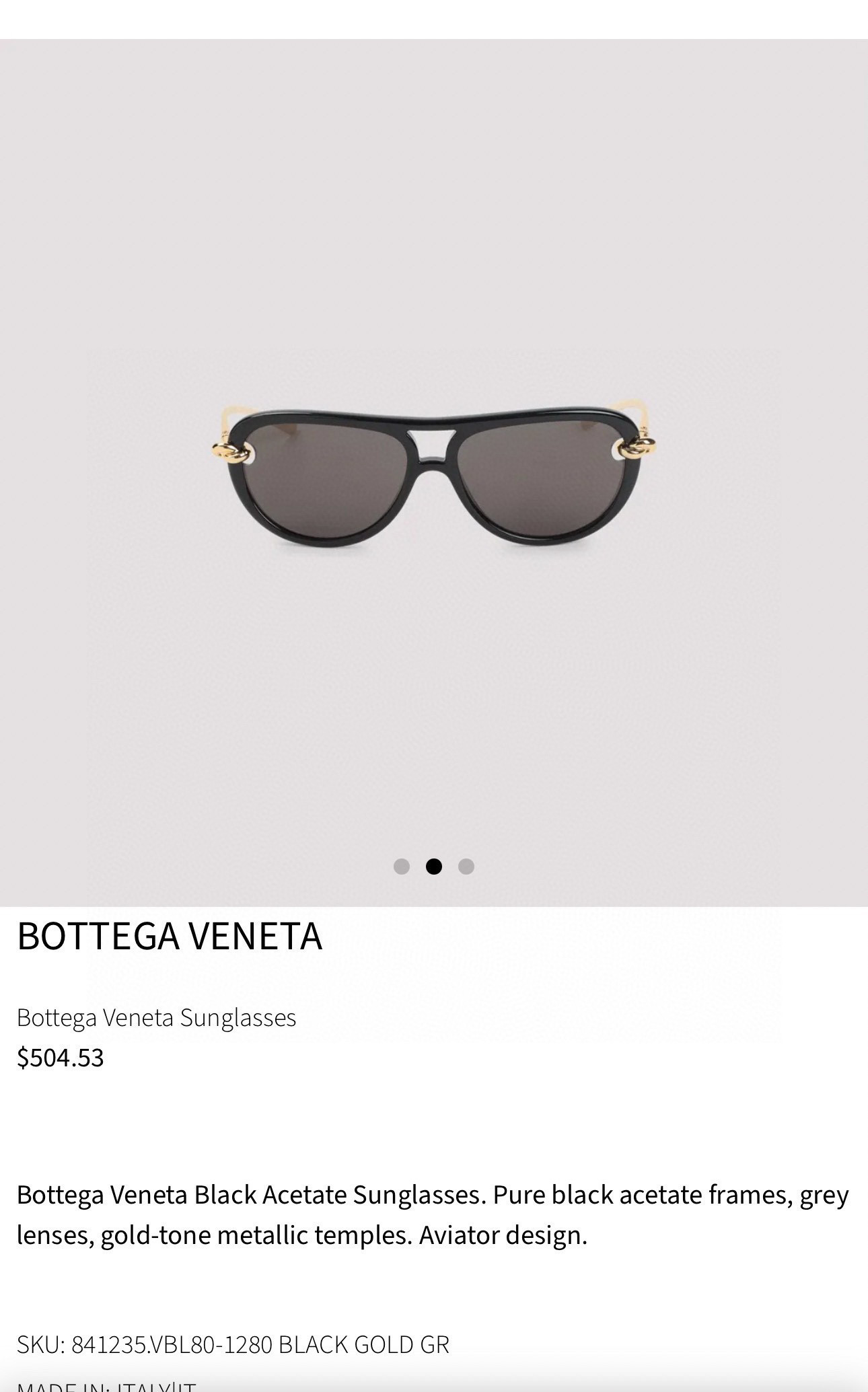 BOTTEGA VENET*🌟🌟🌟MODEL：BV1418S🌟🌟🌟SIZE：58口15-145🌟🌟🌟