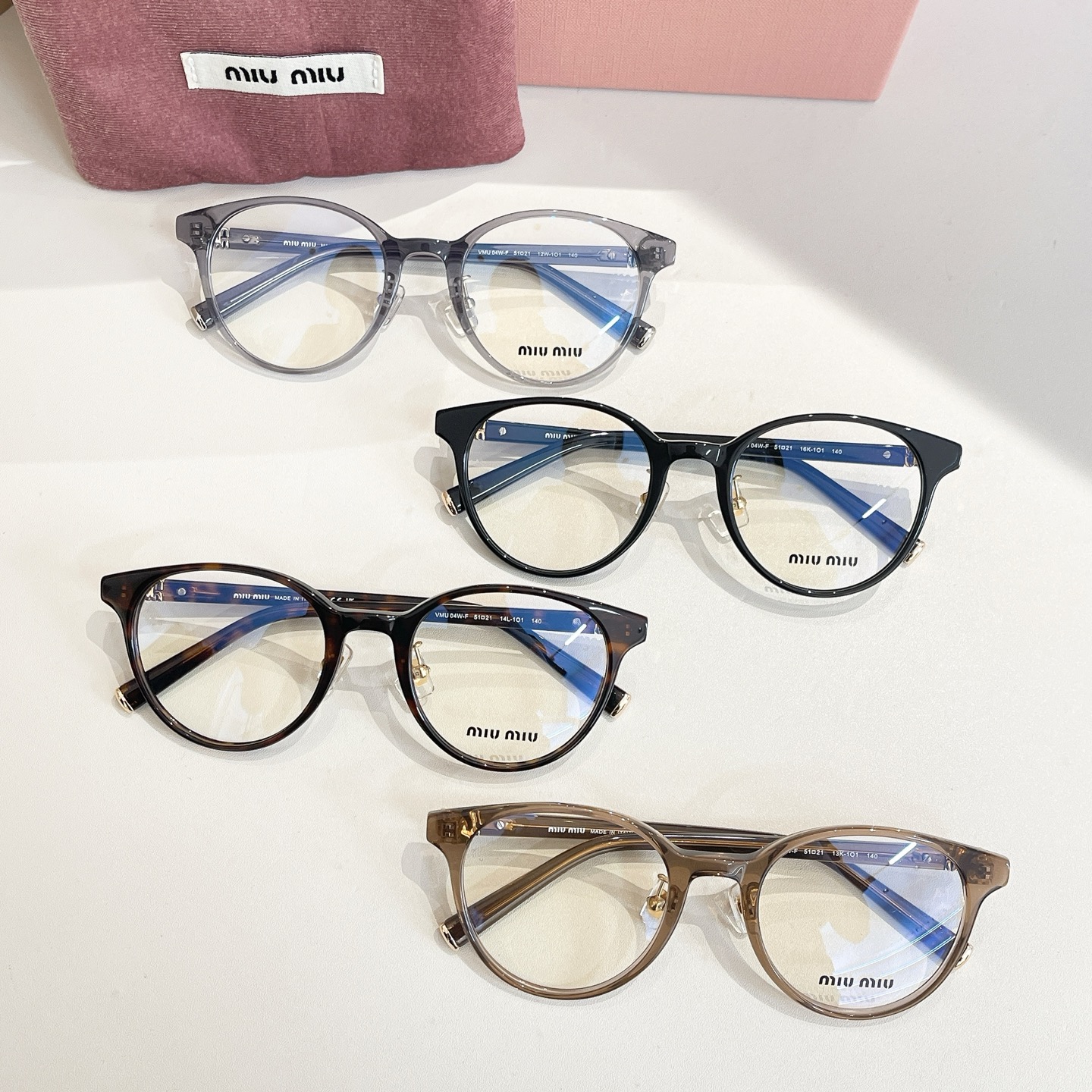 MIU MI*🎀🎀🎀MODELVMU 04W🎀🎀🎀SIZE：51口21-140🎀🎀🎀