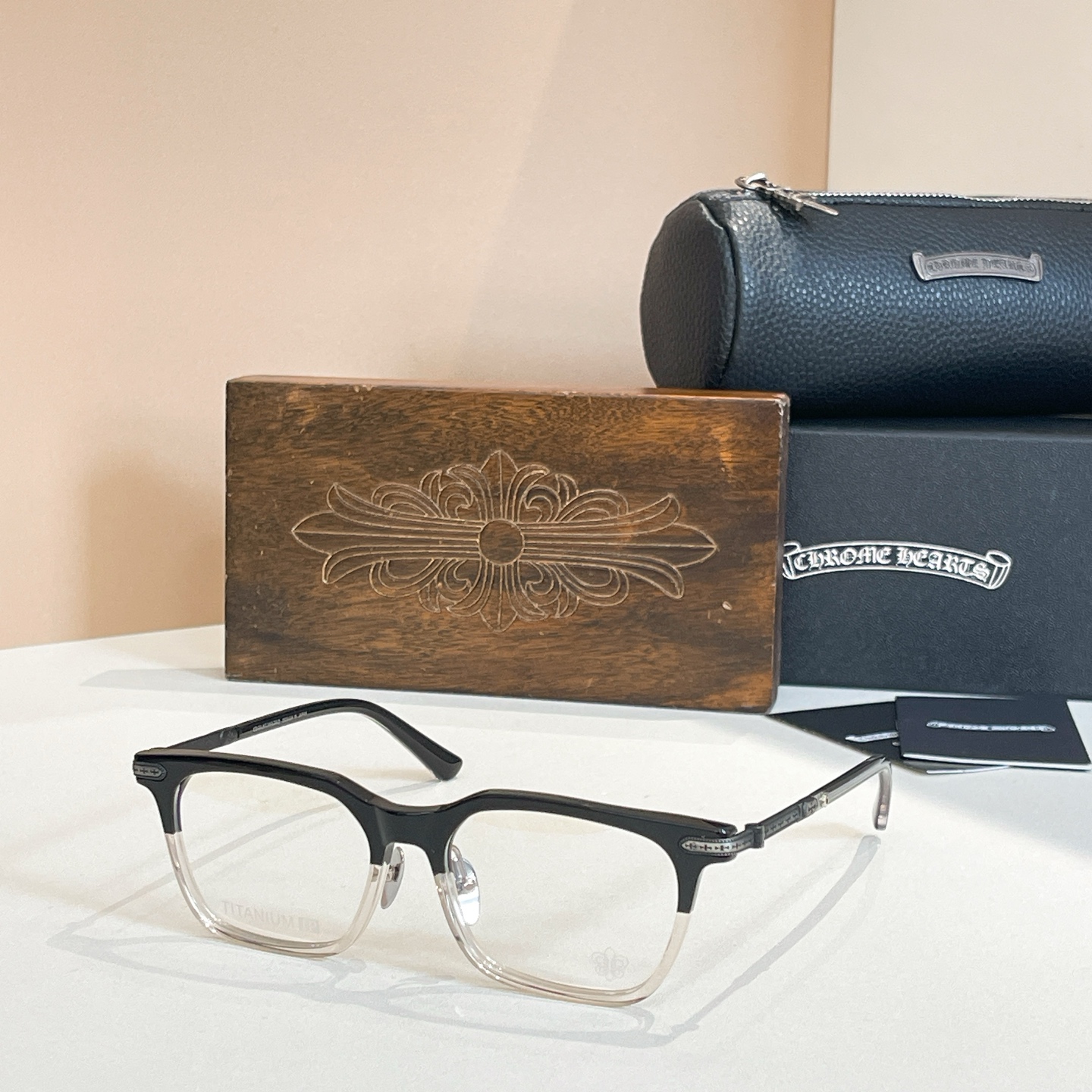 CHROME HEART*⚜️⚜️⚜️MODEL SPUR EM⚜️⚜️⚜️SIZE 53口19-148