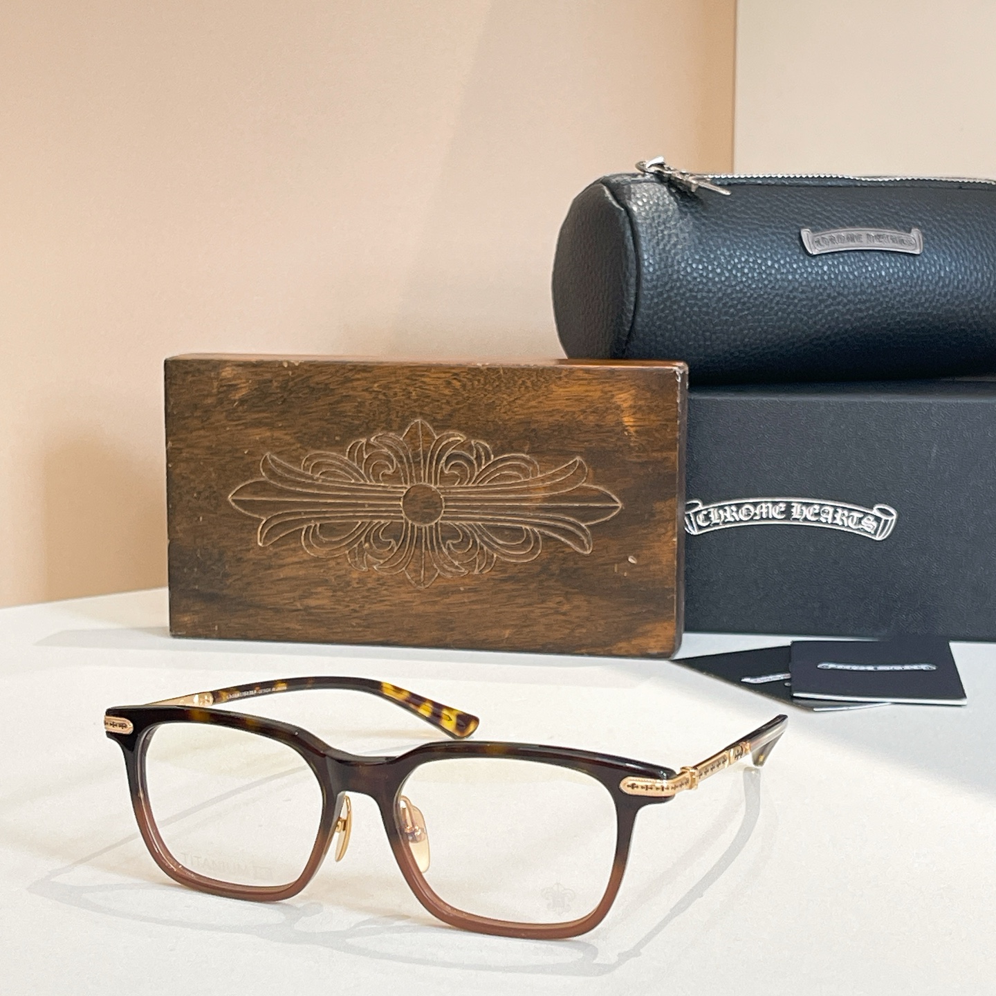 CHROME HEART*⚜️⚜️⚜️MODEL SPUR EM⚜️⚜️⚜️SIZE 53口19-148