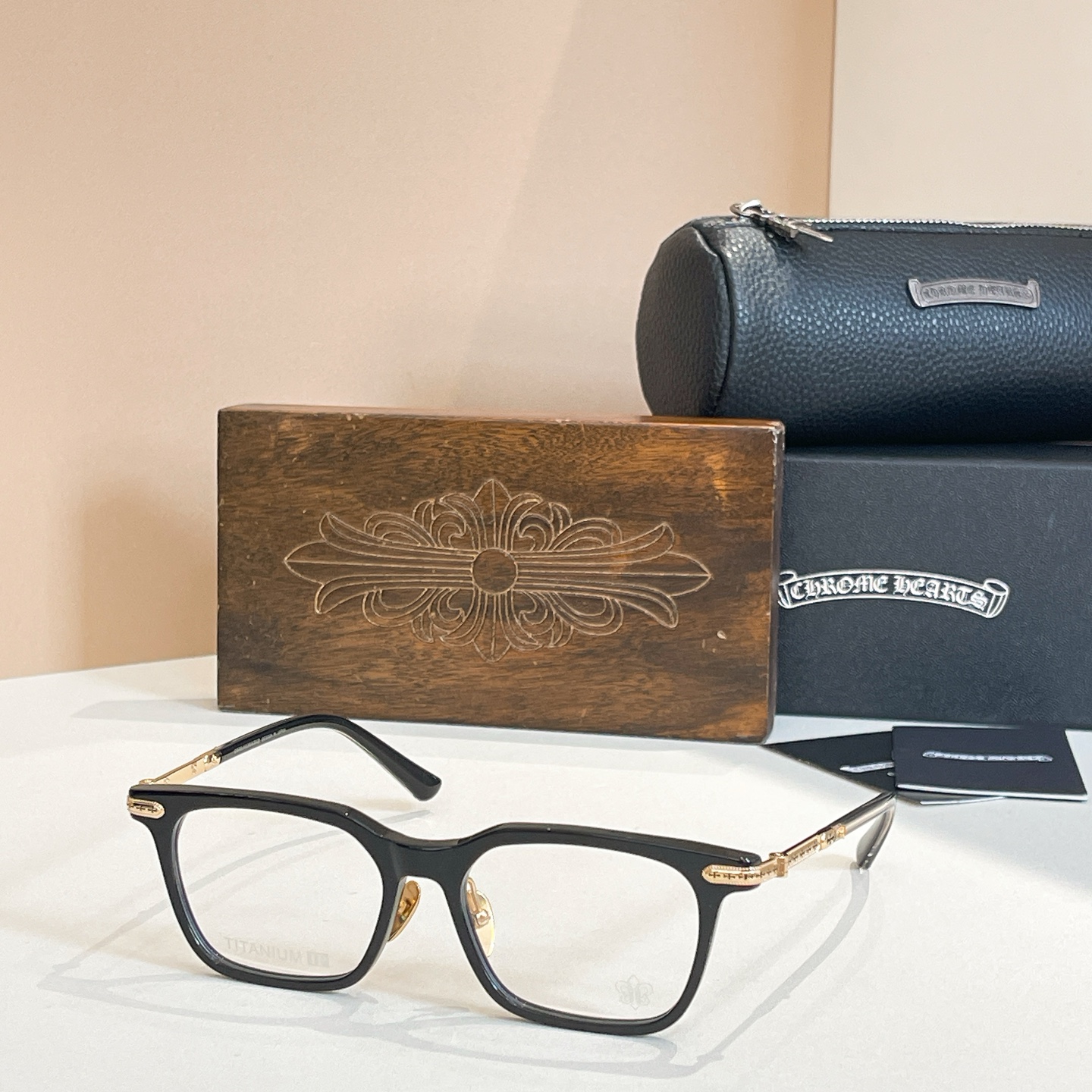 CHROME HEART*⚜️⚜️⚜️MODEL SPUR EM⚜️⚜️⚜️SIZE 53口19-148