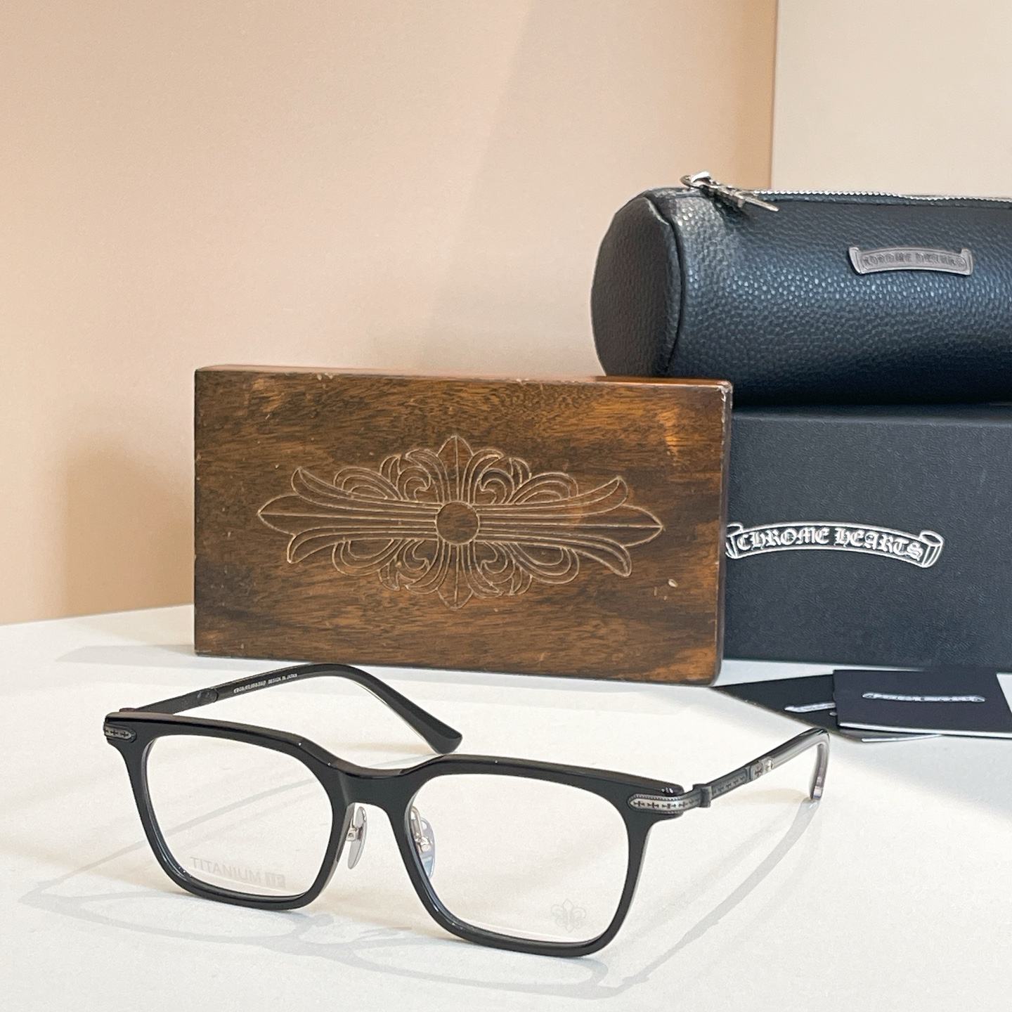 CHROME HEART*⚜️⚜️⚜️MODEL SPUR EM⚜️⚜️⚜️SIZE 53口19-148