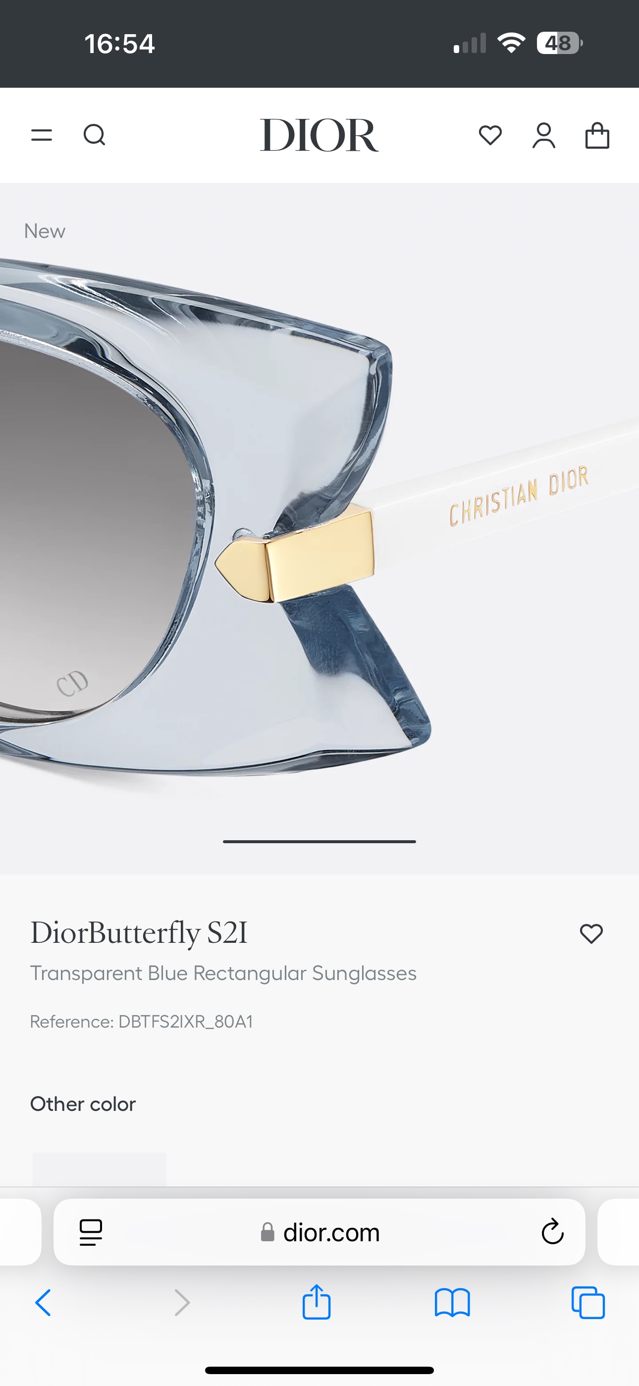 DIO*🌟🌟🌟MODEL：DiorButterfly S2I🌟🌟🌟SIZE：54口17-145🌟🌟🌟