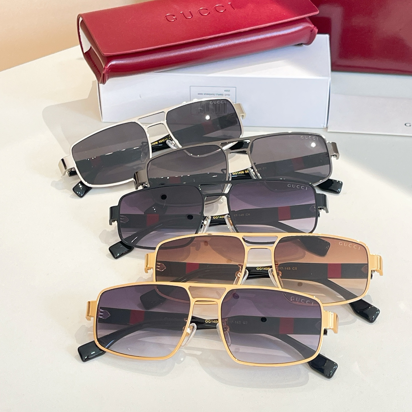 GUCC*🐝🐝🐝MODEL：GG1406🐝🐝🐝SIZE：55口17-145🐝🐝🐝