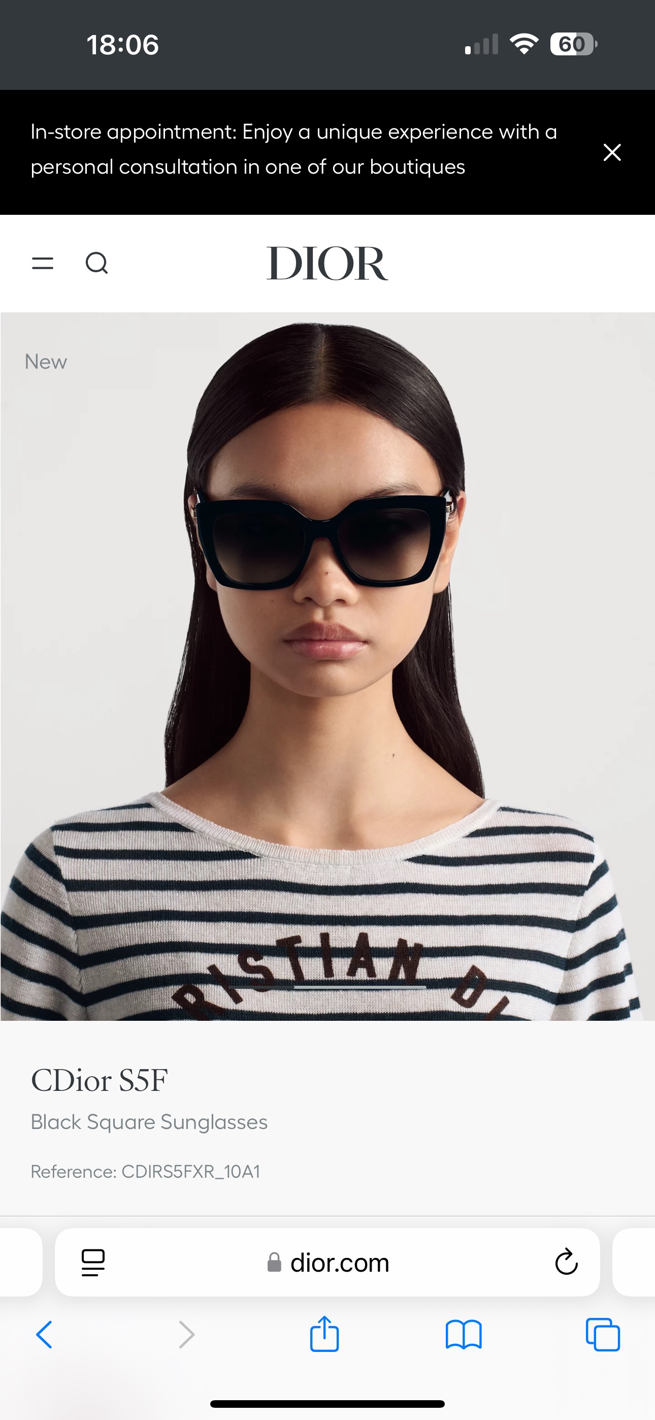 DIO*🌟🌟🌟MODEL：CDior S5I🌟🌟🌟SIZE：55口18-145🌟🌟🌟