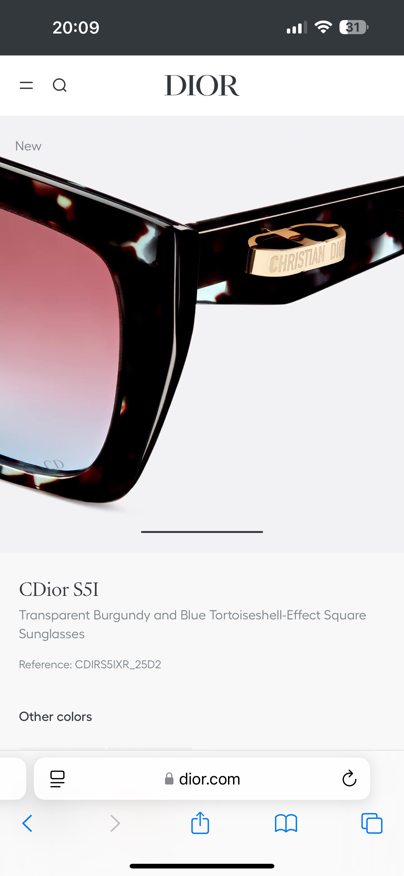 DIO*🌟🌟🌟MODEL：CDior S5I🌟🌟🌟SIZE：55口18-145🌟🌟🌟