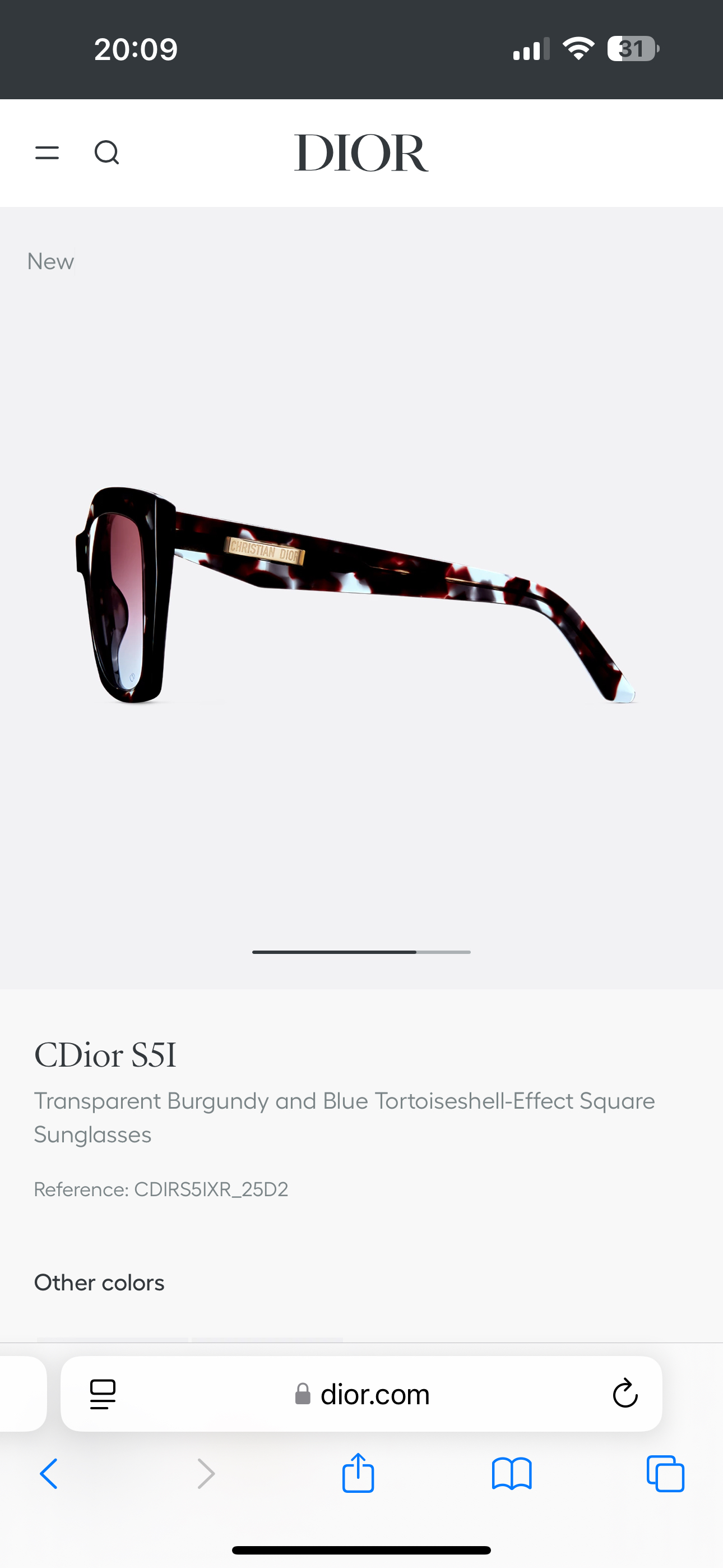 DIO*🌟🌟🌟MODEL：CDior S5I🌟🌟🌟SIZE：55口18-145🌟🌟🌟