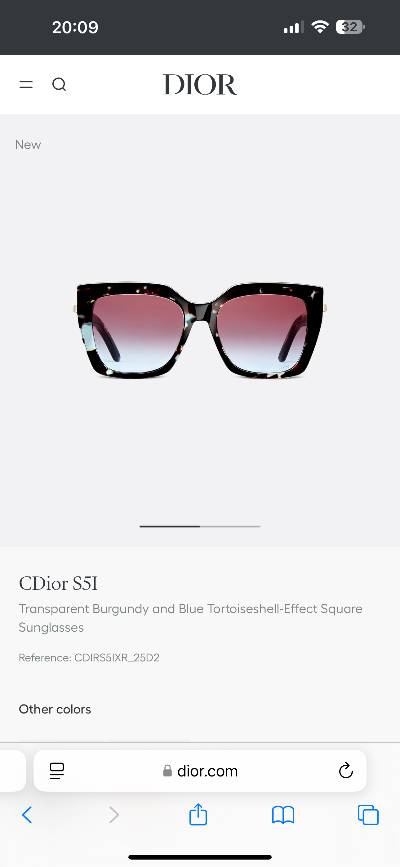 DIO*🌟🌟🌟MODEL：CDior S5I🌟🌟🌟SIZE：55口18-145🌟🌟🌟