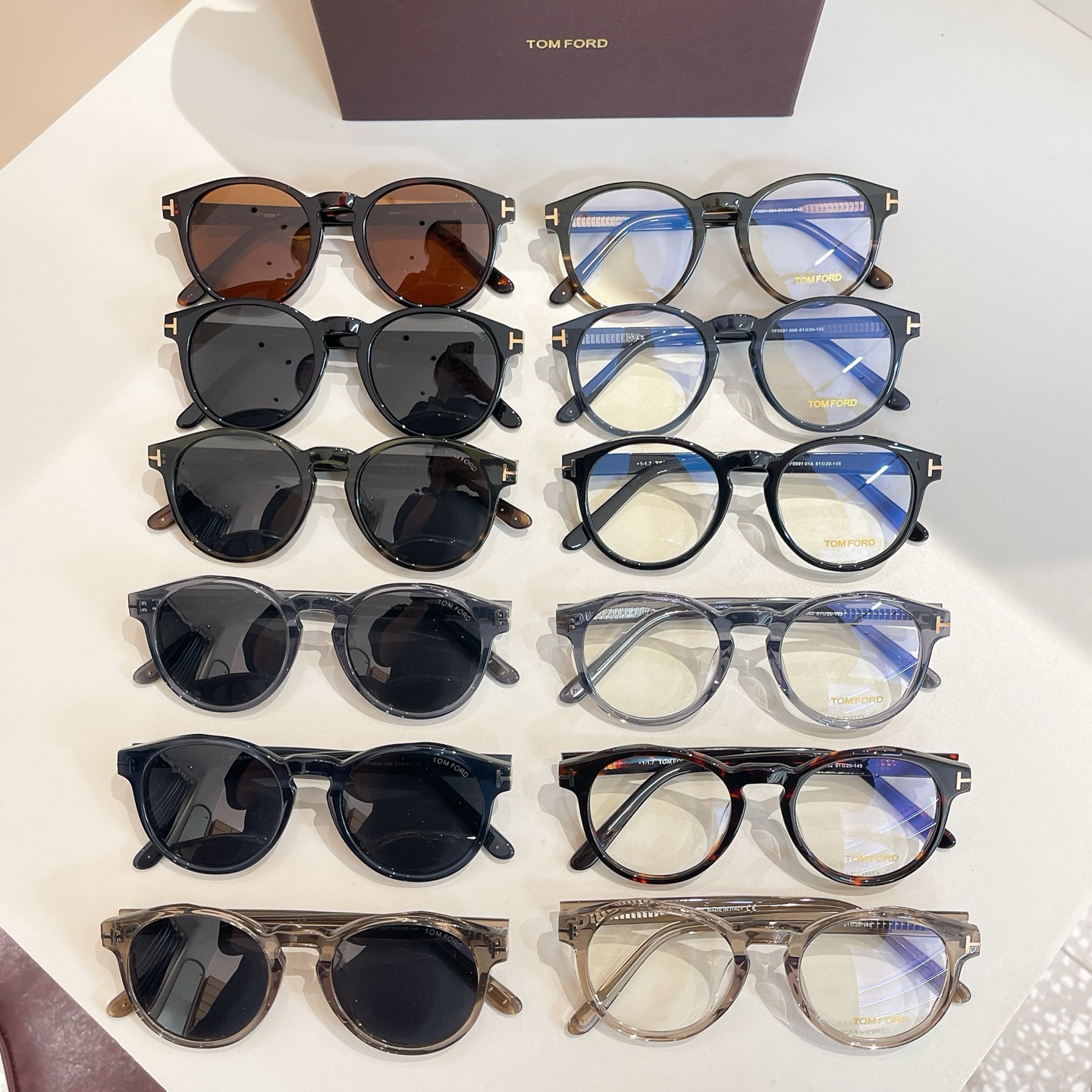 TOM FOR*💫💫💫MODEL：TF0591💫💫💫SIZE：51口20-145💫💫💫太阳镜，光学镜