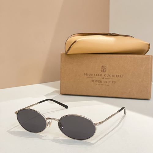 Brunello Cucinelli & Oliver Peoples BC2006ST Sunglasses - Silver Frame 1 Brunello Cucinelli & Oliver Peoples BC2006ST Sunglasses - Silver Frame