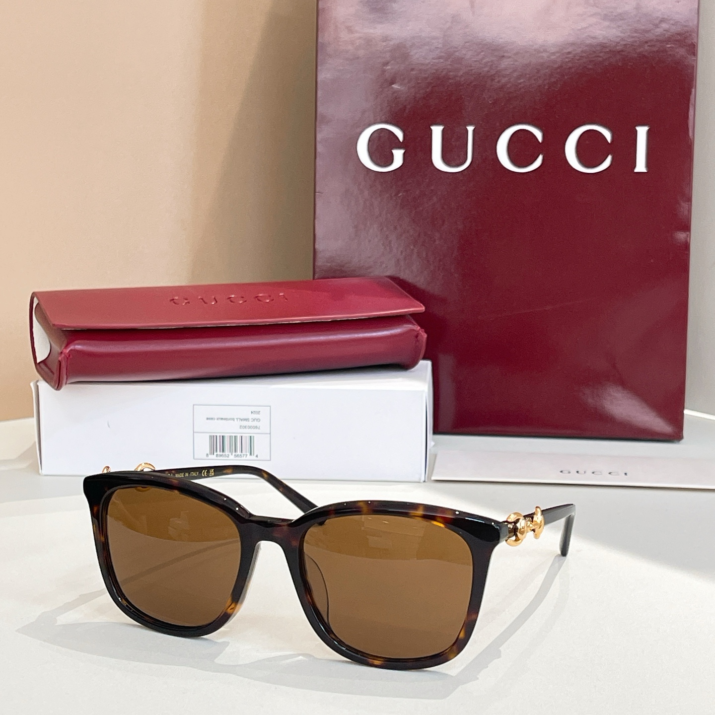 GUCC*🐝🐝🐝MODELGG2057SK🐝🐝🐝SIZE56口19-145🐝🐝🐝