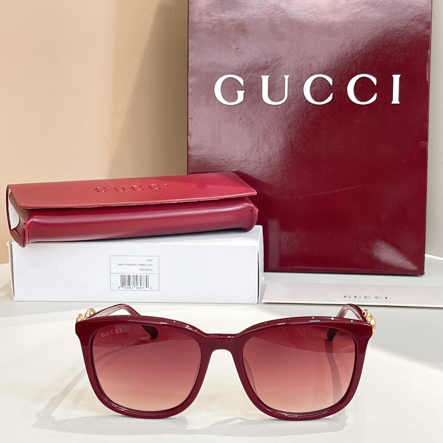 GUCC*🐝🐝🐝MODELGG2057SK🐝🐝🐝SIZE56口19-145🐝🐝🐝