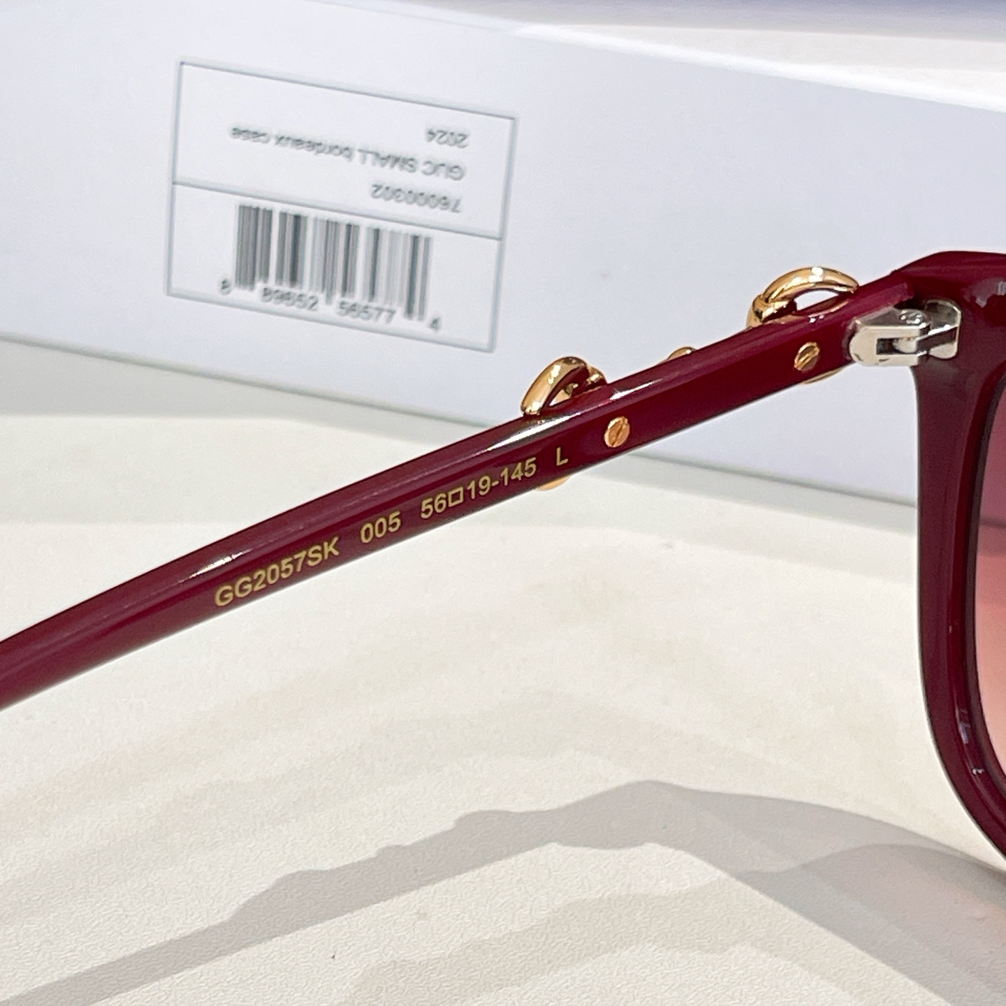 GUCC*🐝🐝🐝MODELGG2057SK🐝🐝🐝SIZE56口19-145🐝🐝🐝