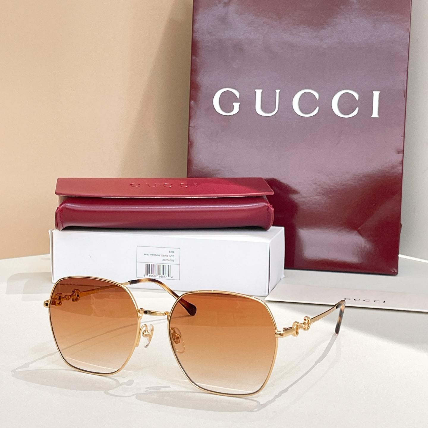 GUCC*🐝🐝🐝MODELGG0882SA🐝🐝🐝SIZE60口16-145🐝🐝🐝