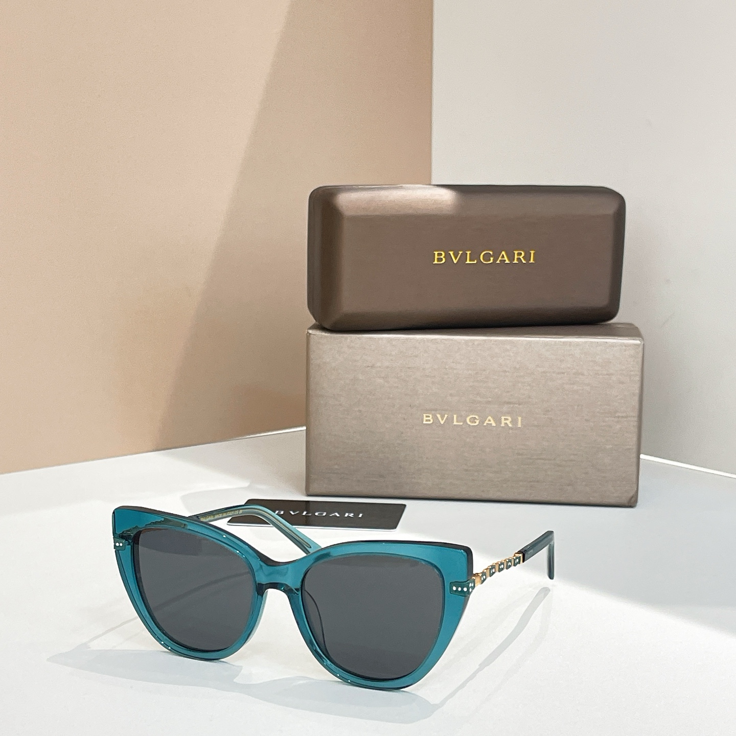 BVLGARI Sunglasses Acetate Cat Eye