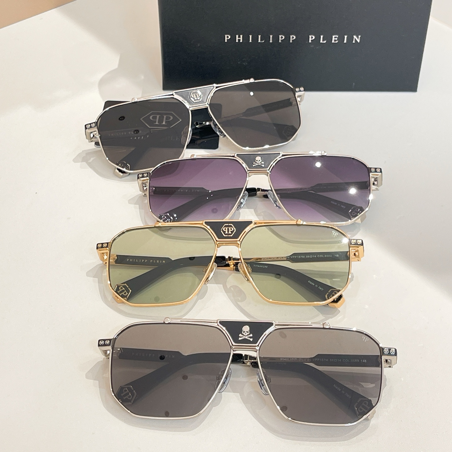 PHILIPP PLEIN🌟🌟🌟MODELVPM🌟🌟🌟SIZE58口14-145 🌟🌟🌟 