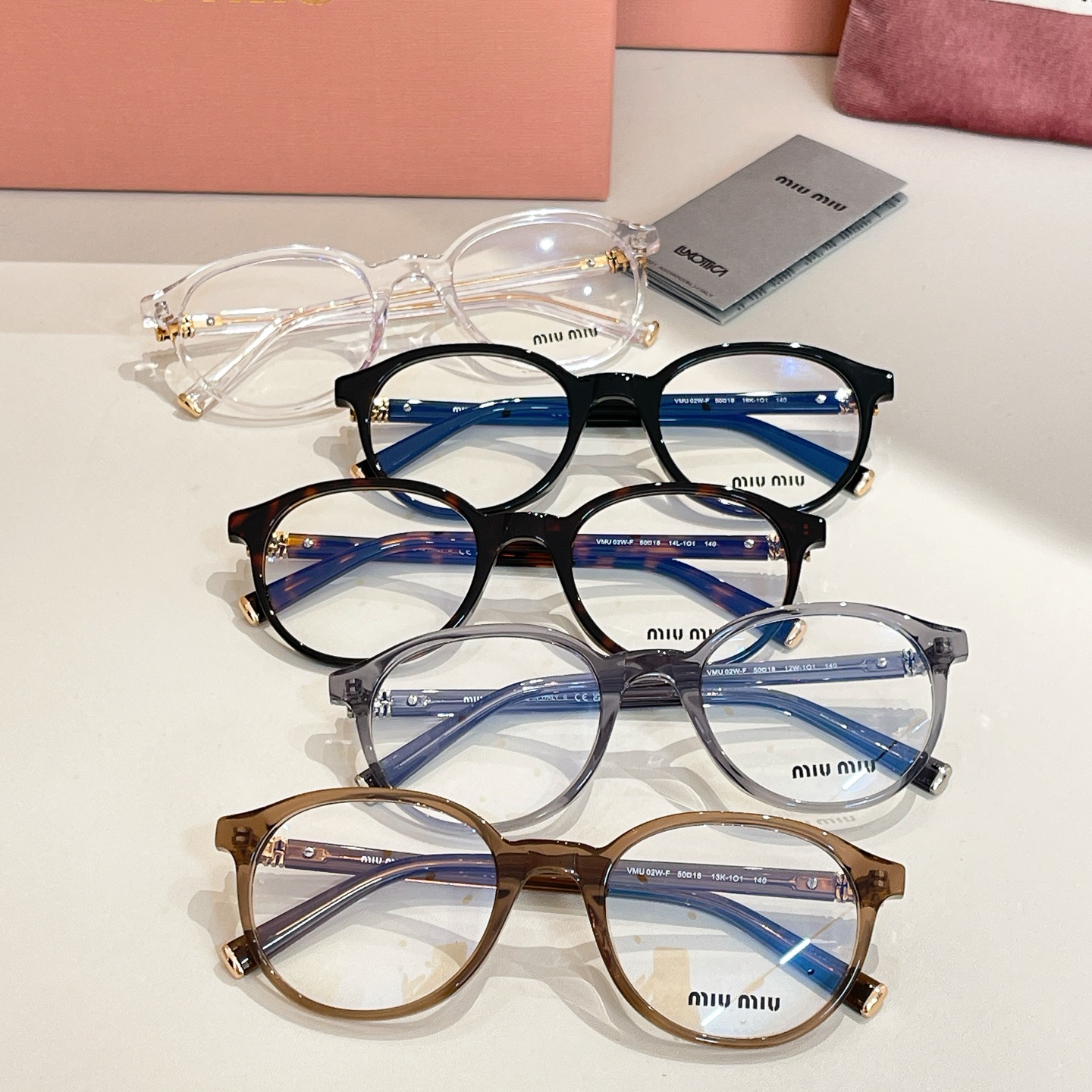 MIU MI*🎀🎀🎀MODELVMU 02W-F🎀🎀🎀SIZE：50口18-140🎀🎀🎀