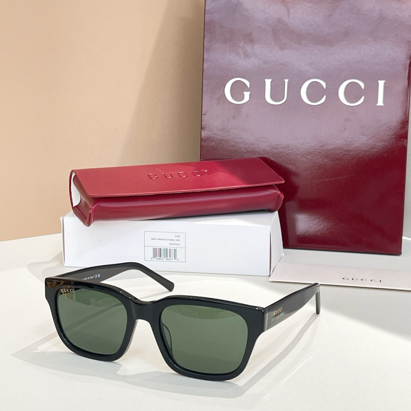 GUCC*🐝🐝🐝MODELGG1857S🐝🐝🐝SIZE52口21-145🐝🐝🐝