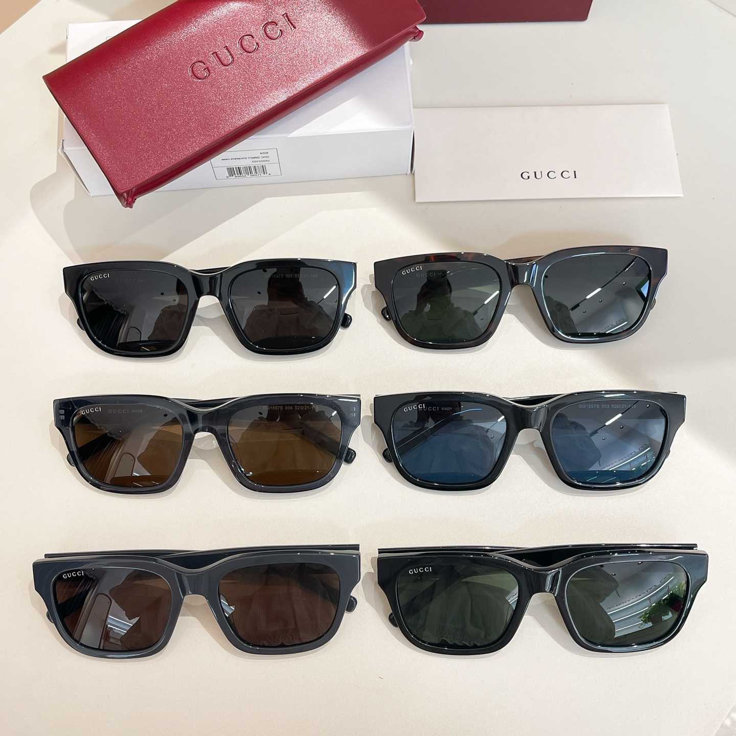 GUCC*🐝🐝🐝MODELGG1857S🐝🐝🐝SIZE52口21-145🐝🐝🐝