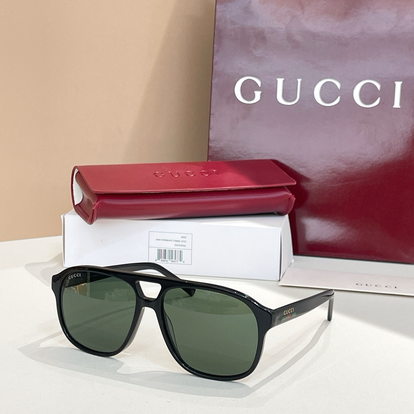 GUCC*🐝🐝🐝MODELGG1856S🐝🐝🐝SIZE57口15-145🐝🐝🐝