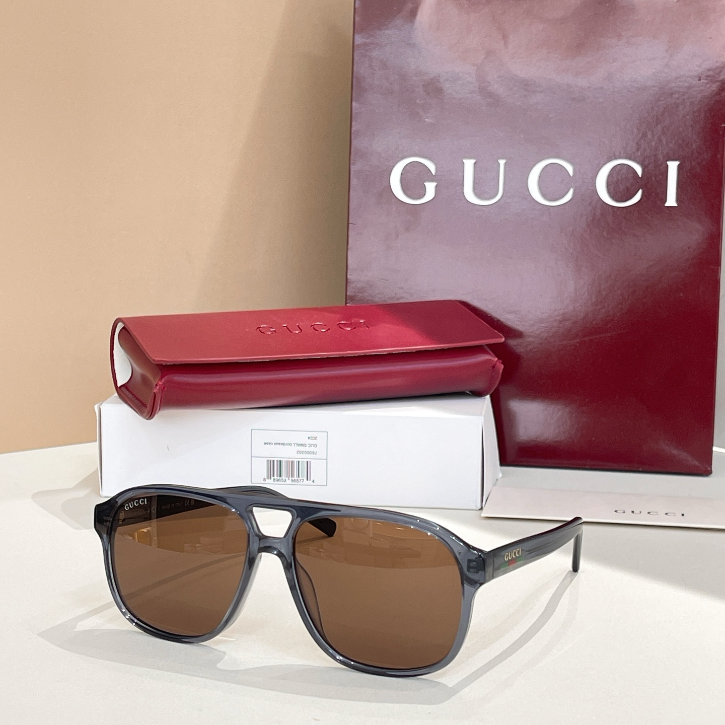 GUCC*🐝🐝🐝MODELGG1856S🐝🐝🐝SIZE57口15-145🐝🐝🐝