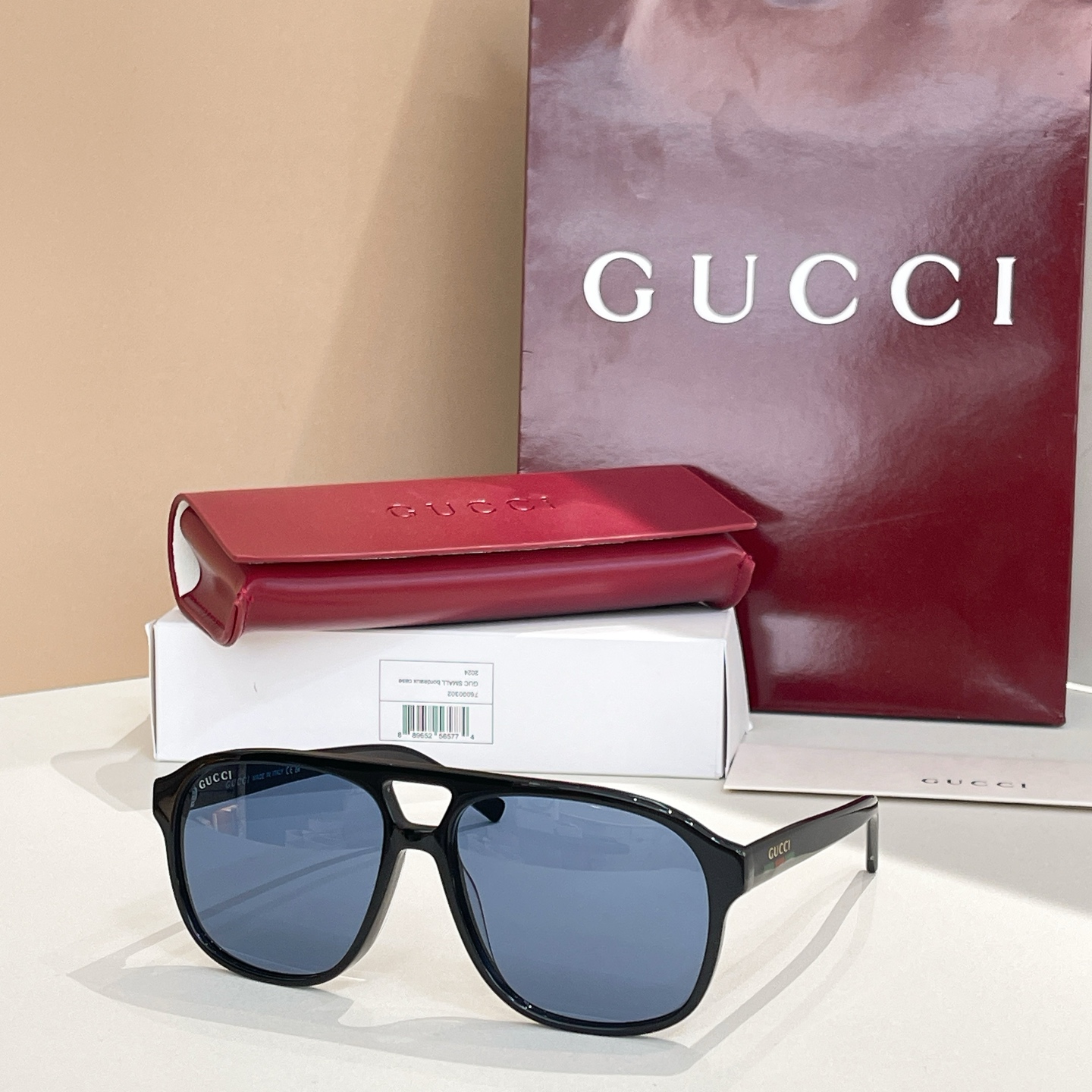 GUCC*🐝🐝🐝MODELGG1856S🐝🐝🐝SIZE57口15-145🐝🐝🐝