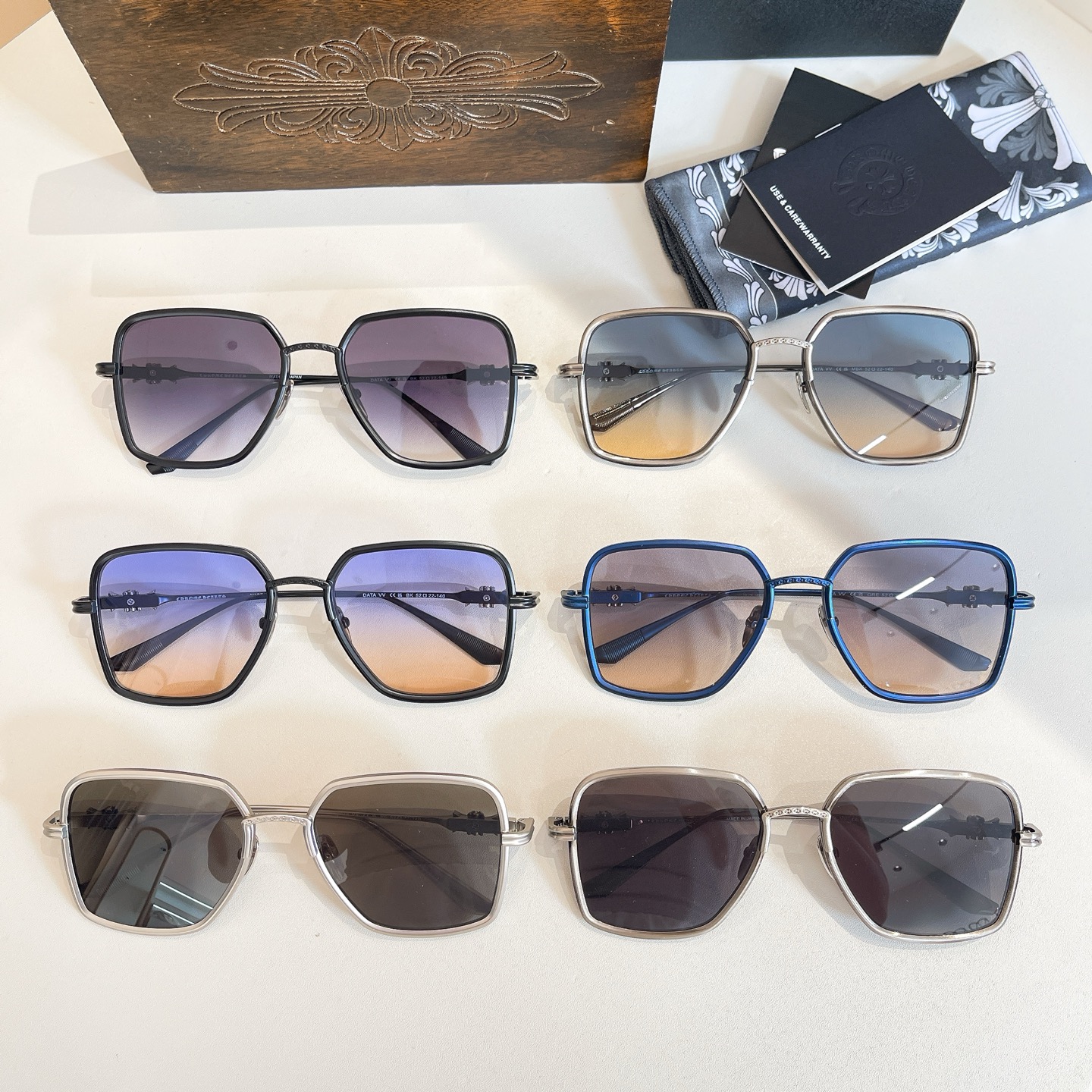 CHROME HEART*⚜️⚜️⚜️MODEL：DATA VV⚜️⚜️⚜️SIZE：52口22-140