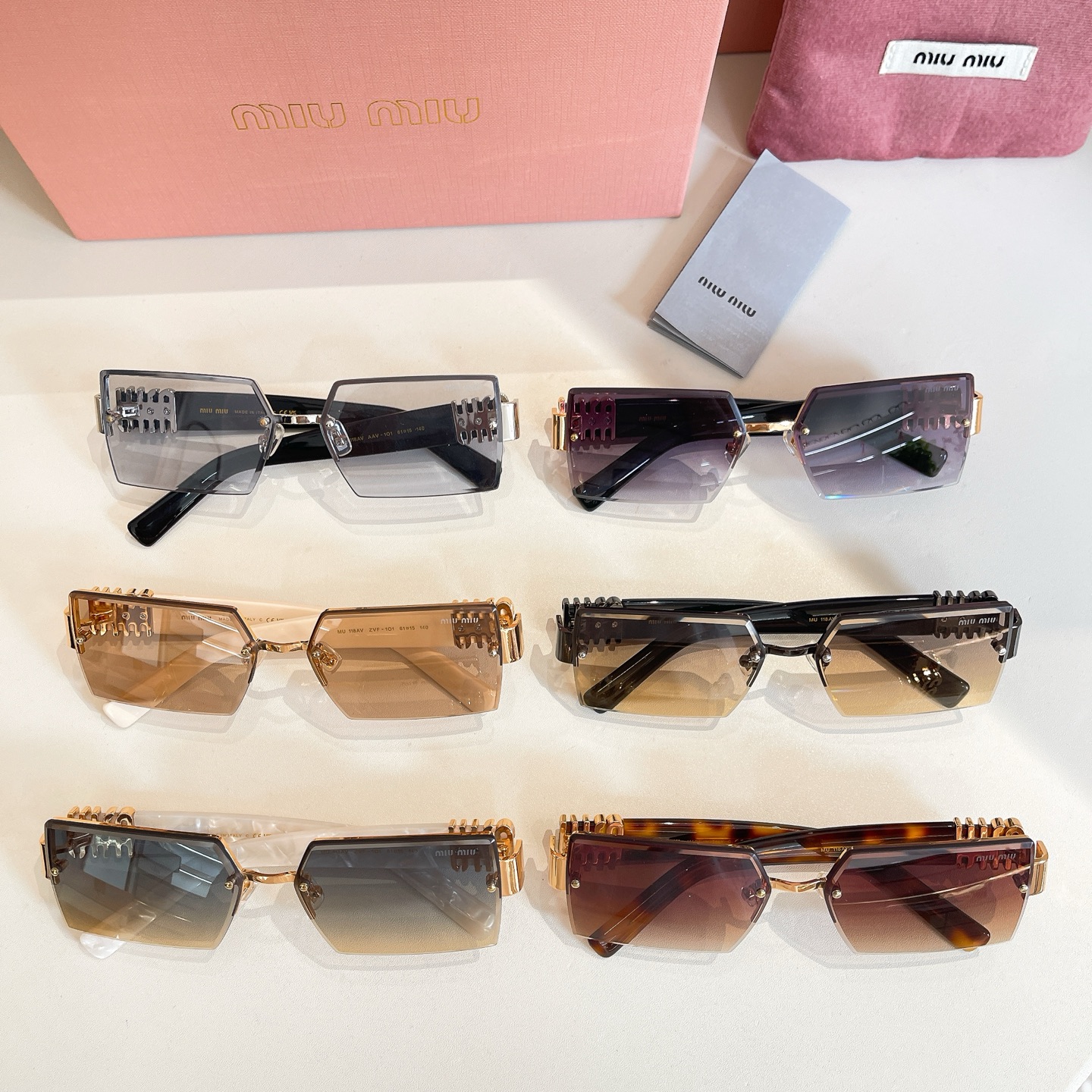 MIU MI*🎀🎀🎀MODEL：MU 118AV🎀🎀🎀SIZE：61口15-140🎀🎀🎀