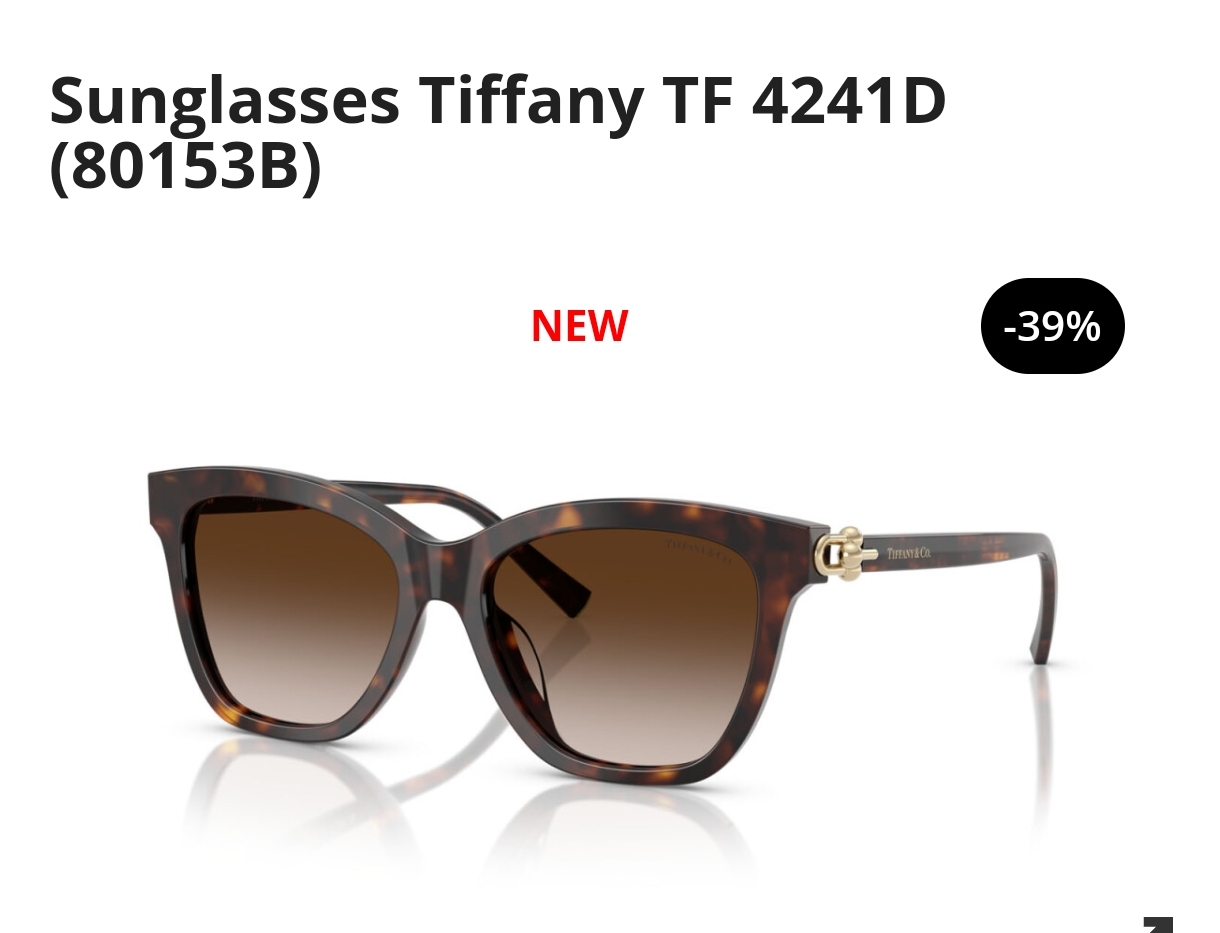 TIFFANY&Co.✨✨✨MODEL：TF4241D✨✨✨ SIZE：54口17-140✨✨✨
