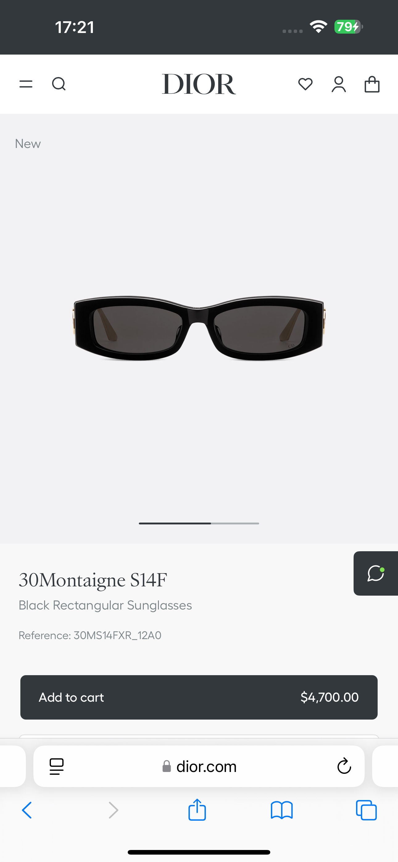 DIO*🌟🌟🌟MODEL：30Montaigne S14F🌟🌟🌟SIZE：57口17-135🌟🌟🌟