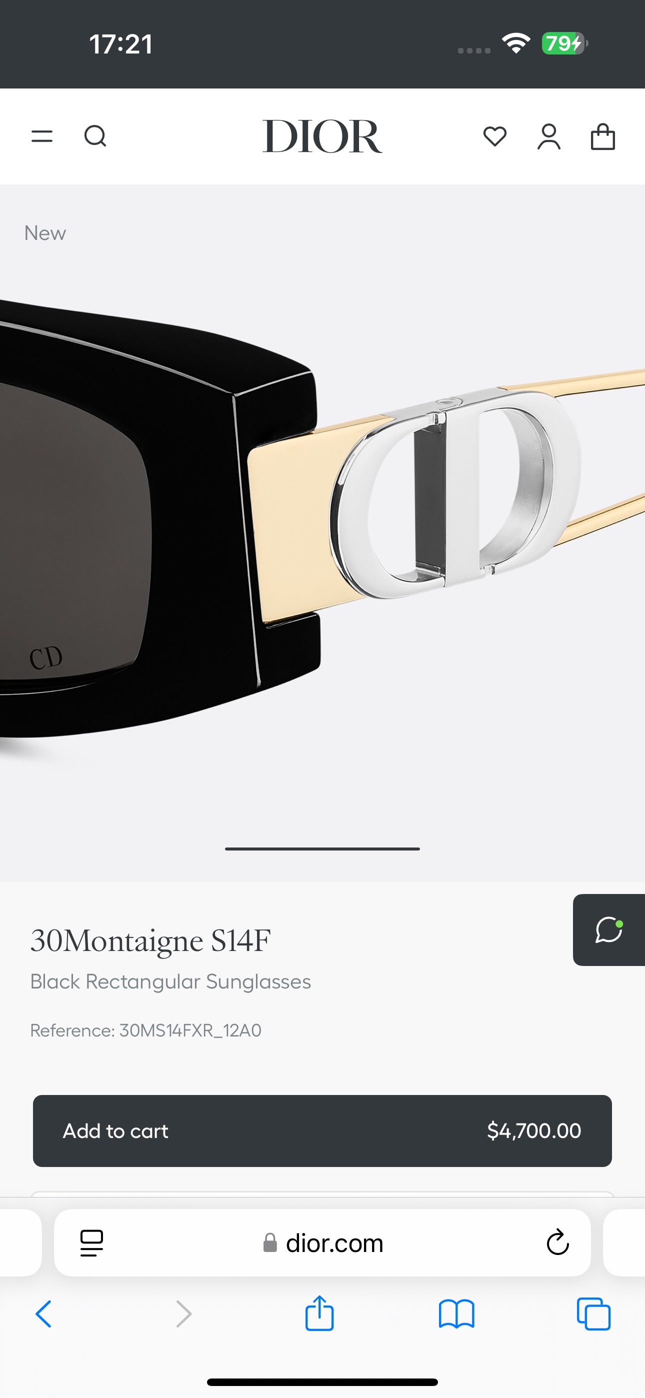 DIO*🌟🌟🌟MODEL：30Montaigne S14F🌟🌟🌟SIZE：57口17-135🌟🌟🌟