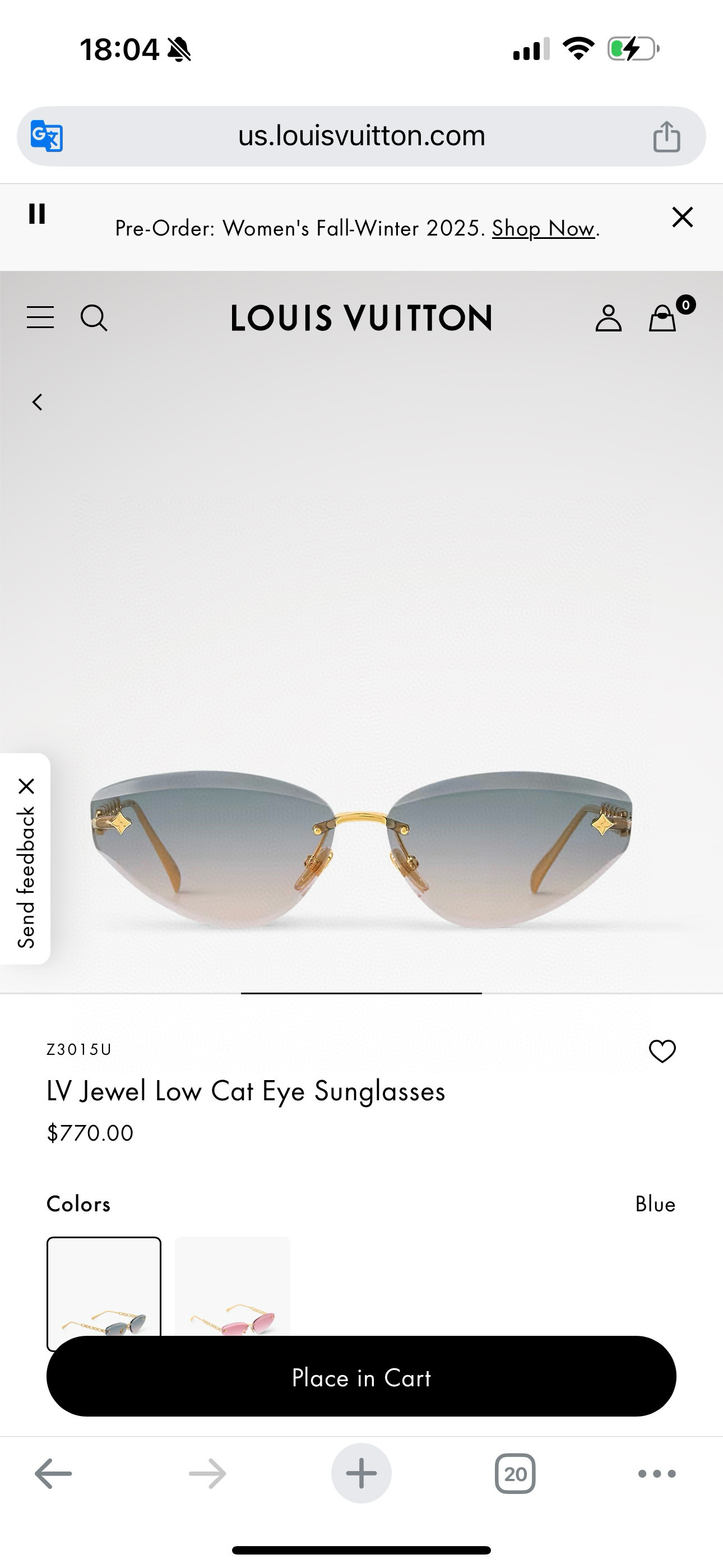 LOUIS VUITTO*✨✨✨MODEL：Z3015U✨✨✨ SIZE：61口15-140✨✨✨