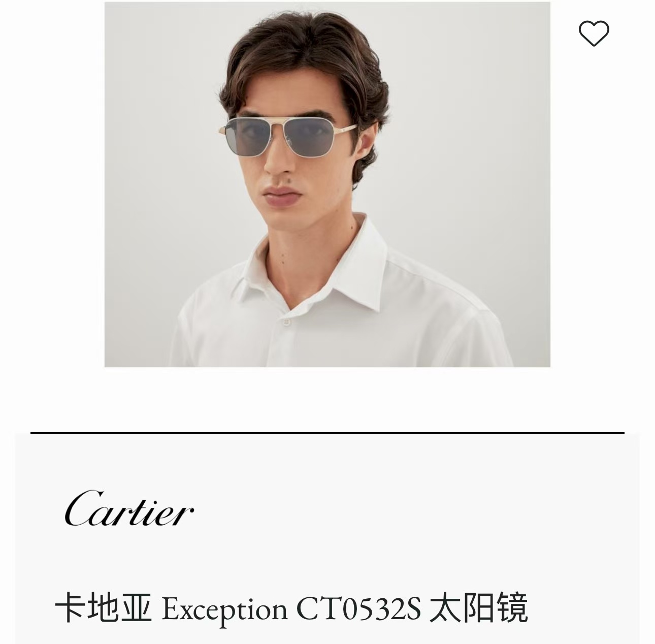 Cartier 卡地亚墨镜
