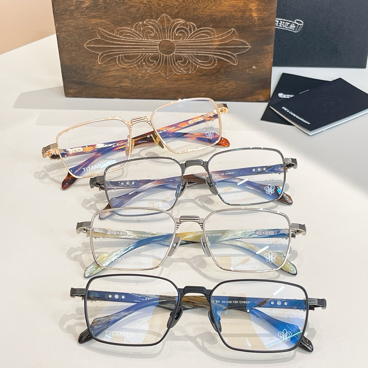 CHROME HEART*⚜️⚜️⚜️MODEL：CH8331⚜️⚜️⚜️SIZE：55口20-150⚜