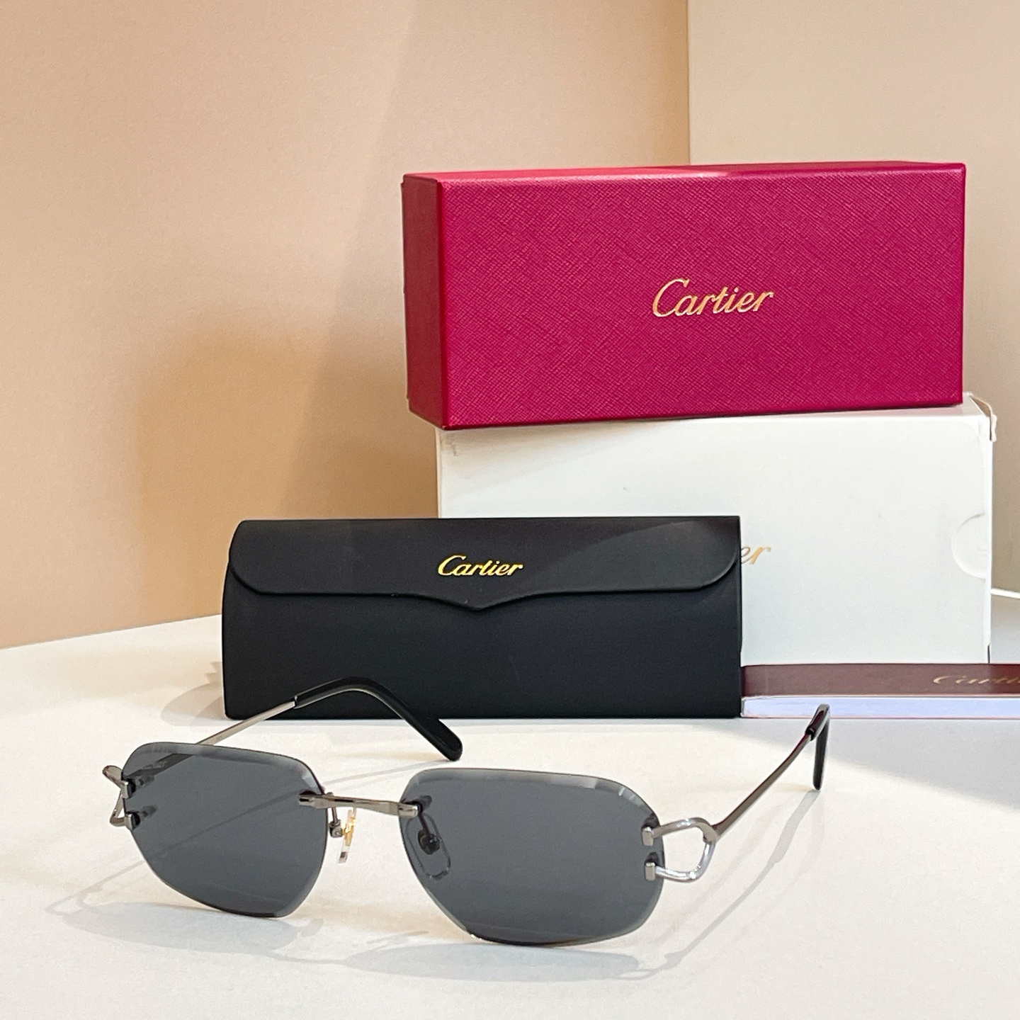 Cartie*✨✨✨MODEL：CT0468S✨✨✨SIZE：58口18-145✨钛～～
