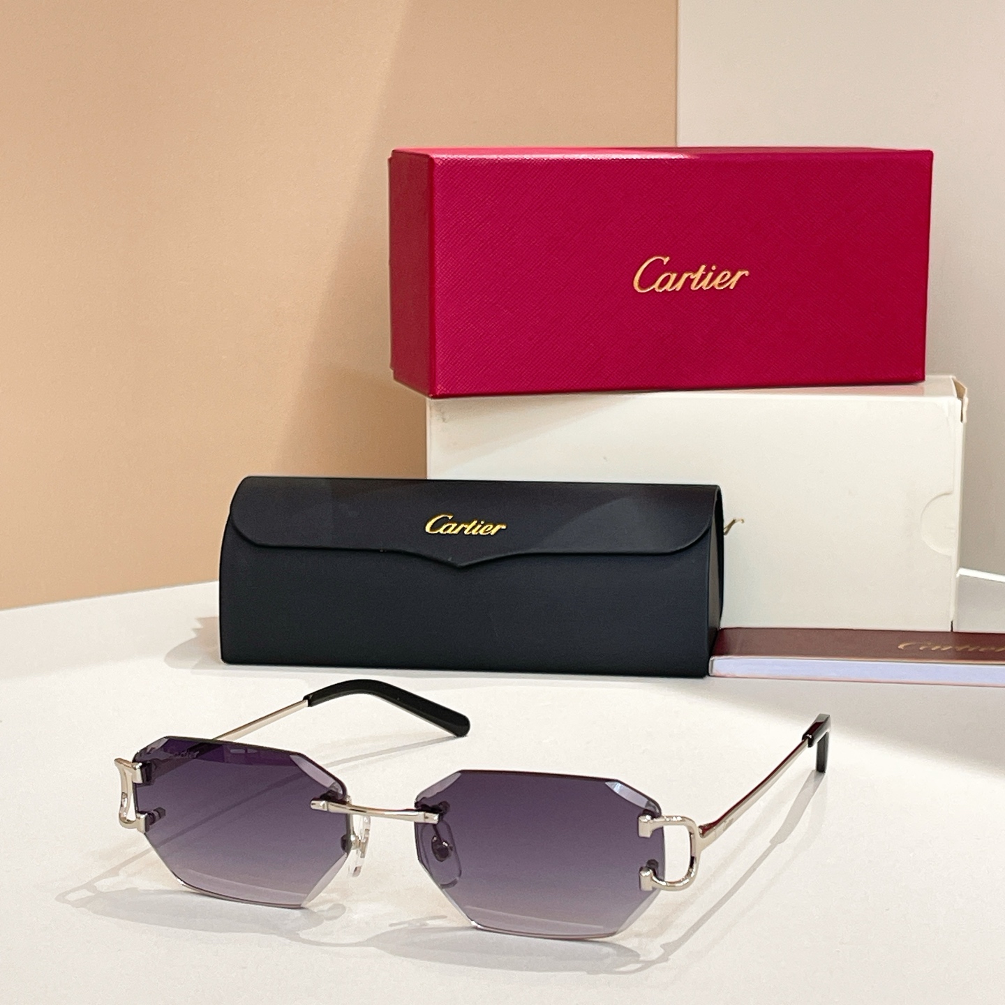 Cartie*✨✨✨MODEL：CT0102O✨✨✨SIZE：55口18-135✨太阳镜，变色片