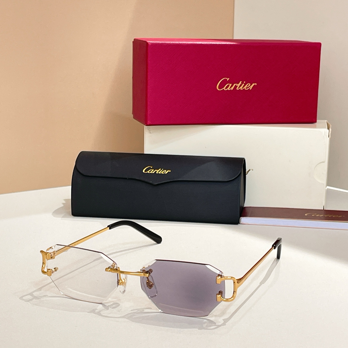 Cartie*✨✨✨MODEL：CT0102O✨✨✨SIZE：55口18-135✨太阳镜，变色片