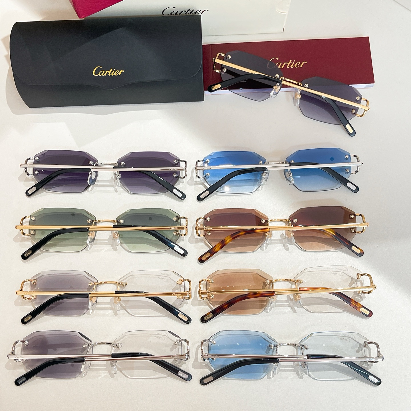 Cartie*✨✨✨MODEL：CT0102O✨✨✨SIZE：55口18-135✨太阳镜，变色片