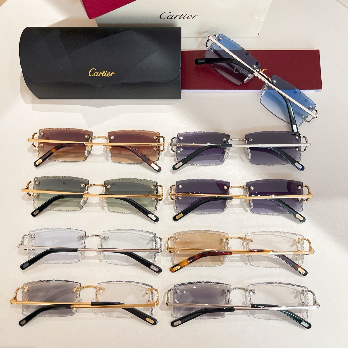 Cartie*✨✨✨MODEL：CT0103O✨✨✨SIZE：56口18-135✨太阳镜，变色片