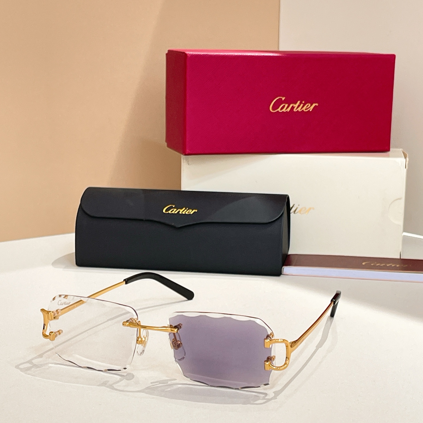 Cartie*✨✨✨MODEL：CT0104O✨✨✨SIZE：55口18-135✨太阳镜，变色片