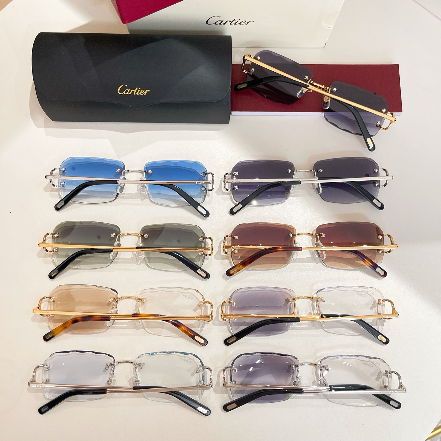 Cartie*✨✨✨MODEL：CT0104O✨✨✨SIZE：55口18-135✨太阳镜，变色片