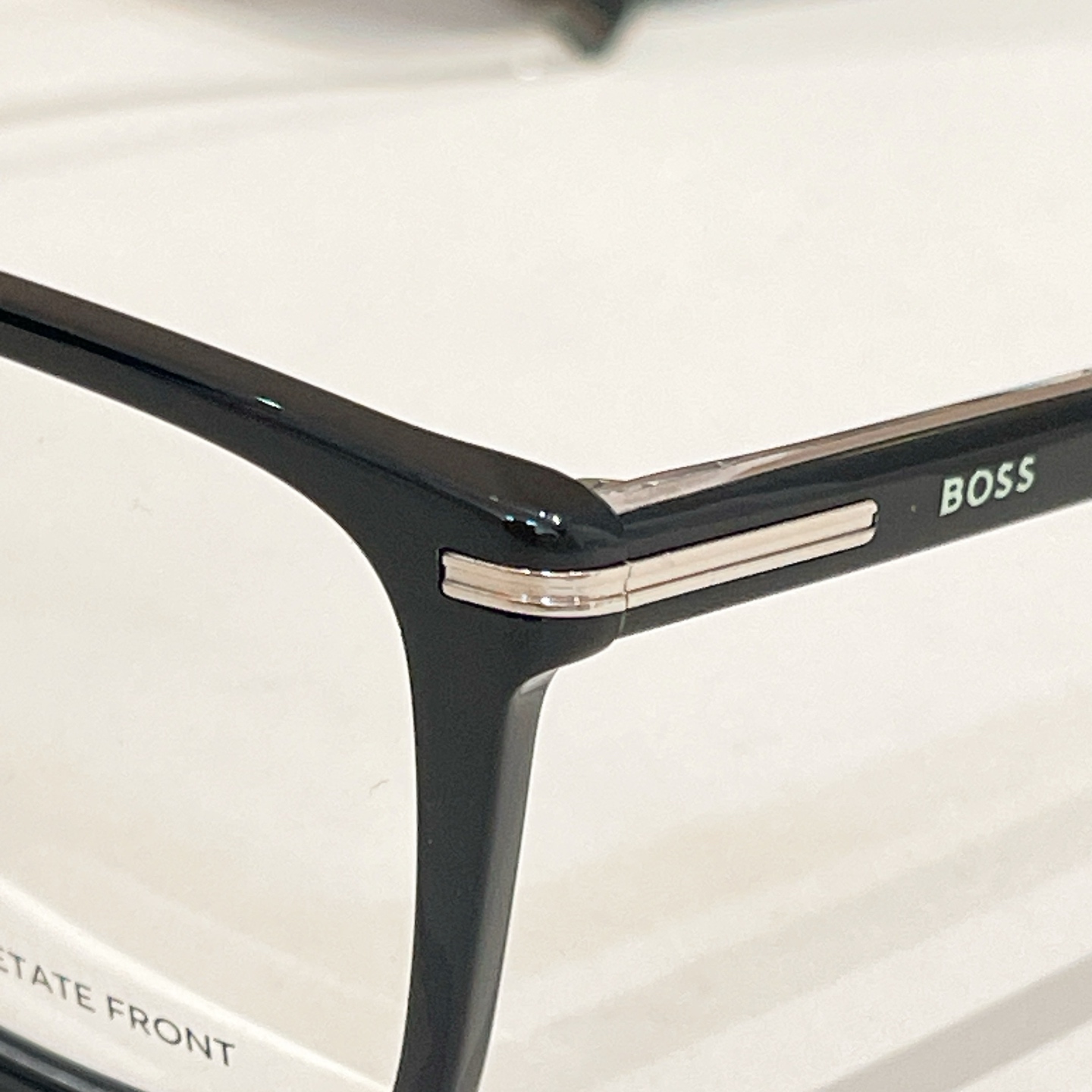 BOSS 1754 Black Rectangular Eyeglasses Frame, 145mm - Stylish & Comfortable 7 i1755947477997 7008 0 2