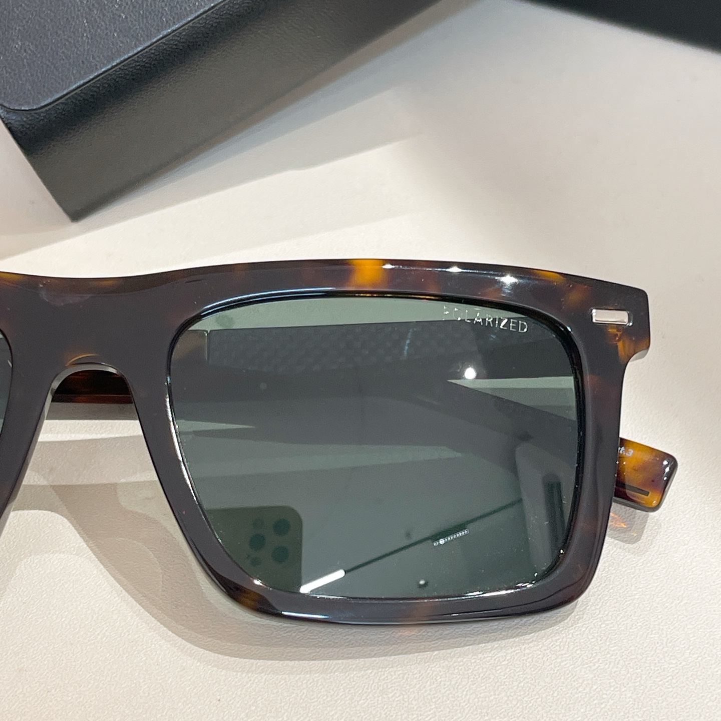 BOSS 1765 Tortoise Square Sunglasses | 55mm Lens Size 6 i1755948673023 1290 0 5