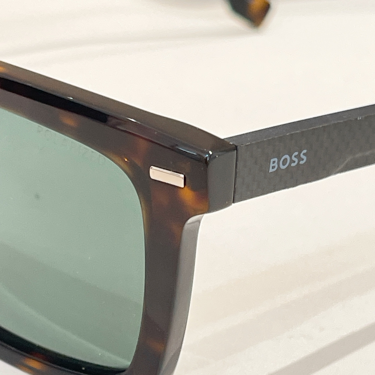 BOSS 1765 Tortoise Square Sunglasses | 55mm Lens Size 4 i1755948674448 3440 0 3