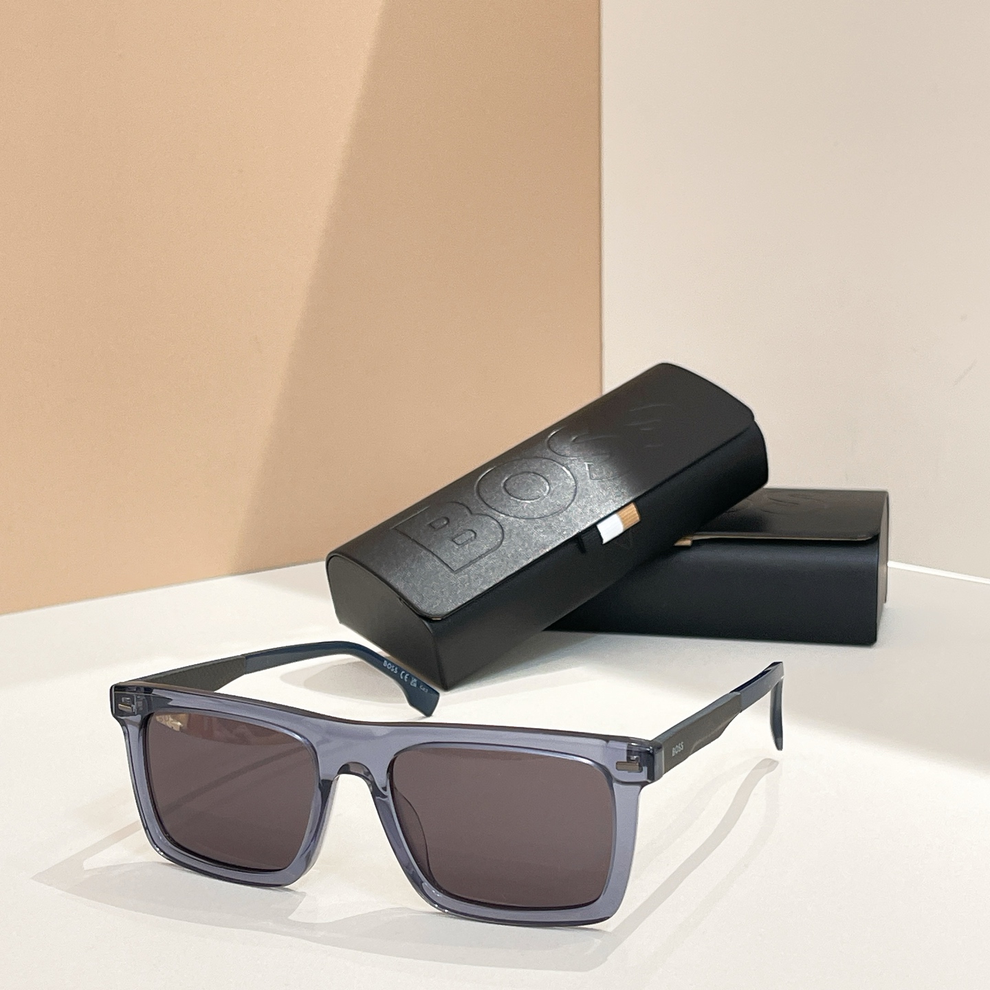 BOSS 1765 Tortoise Square Sunglasses | 55mm Lens Size 3 i1755948674468 1285 0 2