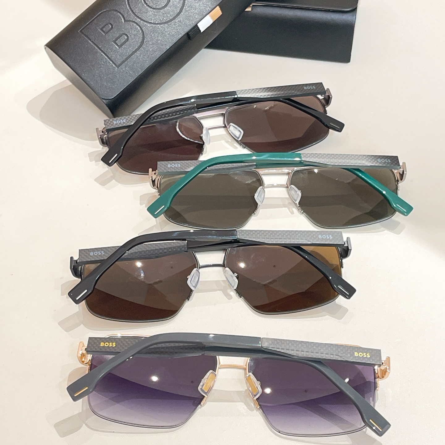 BOSS 1767 Aviator Sunglasses with Gold Frame and Gradient Purple Lenses 22 i1755948729239 4522 0 8