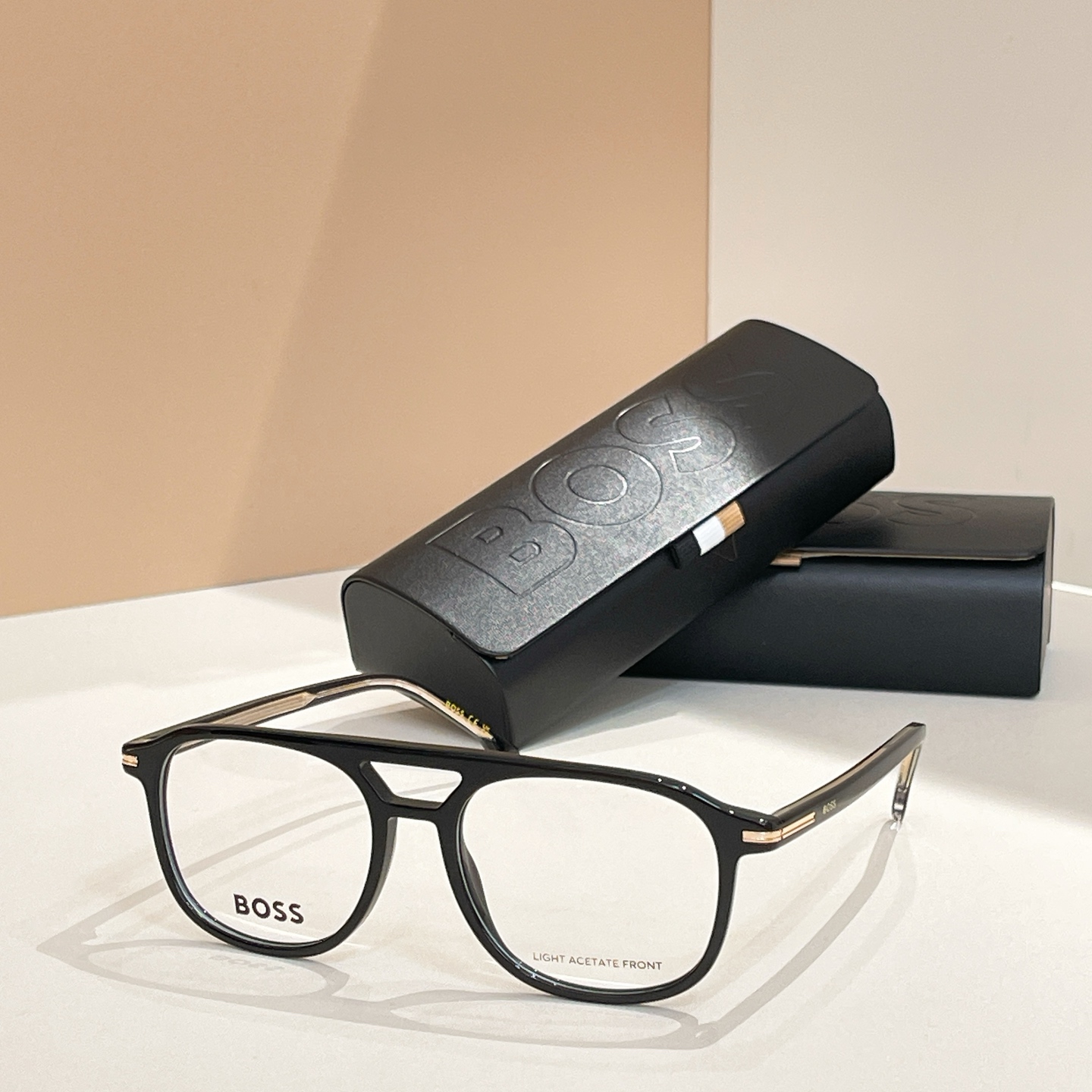 BOSS 1755 Optical Frames - Stylish Eyewear with Light Acetate Front 4 i1755948833614 244 0 2